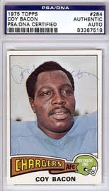 Chip Myers Autographed 1977 Topps Card #109 San Diego Chargers PSA/DNA  #83365989