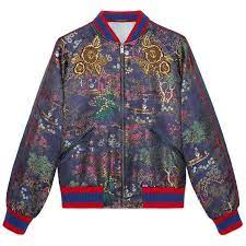 Gucci Japanese Donald Duck Jacquard Bomber Jacket 3 280 Liked On Polyvore Featuring Outerwear Ja Mens Outerwear Jacket Red Jacket Leather Blue Jacket Men