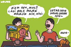 Kamis, 22 apr 2021 19:44 wib. Sarkasme Dan Satire Duo Majas Sindiran Yang Beda Level Mojok Co