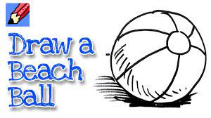 Today, hadley and i are learning how to draw a funny cartoon beach ball! How To Draw A Beachball Real Easy Step By Step With Easy Spoken Instructions Youtube