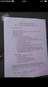 Jul 31, 2021 · florida gov. Lowongan Pekerjaan Pt Cahaya Merah Delima Atmago