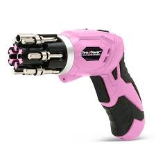 Black And Decker 18v Cordless Drill Set Home Improvement Electric Screwdriver Power Tools Design Pink Power