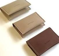 Business card holder - vegan leather - handmade - Shop ...