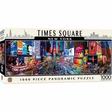 Var kayıp parça desteği : Masterpieces American Vistas Times Square 1000 Piece Panoramic Jigsaw Puzzle 1 Unit Baker S