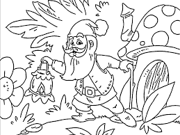 See more ideas about tree house, hobbit house, fairytale cottage. Online Coloring Pages Dwarf Coloring The Dwarf Came Out Of His House Gnomes