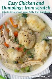 Ree's chicken and spaghetti casserole is pure comfort food. Easy Chicken And Dumplings From Scratch