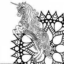 Orca mandala coloring page lol whale free for adults pdf. 3 Zentangle Unicorn And Mandala Coloring Pages Getcol Na Stylowi Pl