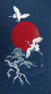 Red Moon Japanese Art Japanese Artwork Japan Art