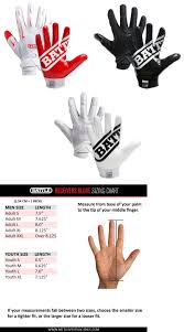Cheap Cutters Youth Football Gloves Size Chart Buy Online