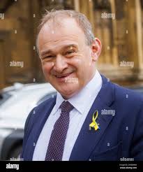 Leader of the Liberal Democrats, Sir Edward Davey, in Westminster Stock  Photo