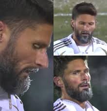 🇺🇸 During LAFC's match against Colorado Rapids, Olivier Giroud's beard  FROZE due to the extremely low temperatures. Let's remember that  temperatures dropped to 5°F 🥶