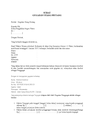 Surat penagihan hutang seringkali digunakan, karena surat ini berisi tentang penagihan kepada seseorang atau perusahaan yang belum membayar tagihannya sesuai perjanjian. Contoh Surat Gugatan Utang Piutang Yang Resmi Baik Benar Format Word