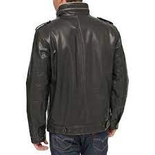 Men S Levi S Sherpa Lined Faux Leather Trucker Jacket Kohls Trucker Jacket Jackets Leather Jacket