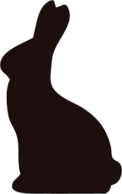 Download Chocolate Bunny Silhouette Google Search Easter Treat Bags Rabbit Silhouette Easter Bunny Decorations
