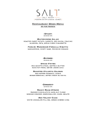 (don't be fooled by the location and the outside). August Restaurant Month Menu Salt7 Modern American Fine Dining Steakhouse Delray Beach