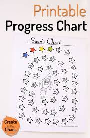 Printable Progress Chart Create In The Chaos Reward Chart Kids Toddler Reward Chart Printable Reward Charts