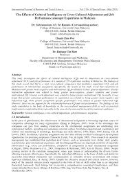 Malaysia expat jobs online sites. Pdf The Effects Of Cultural Intelligence On Cross Cultural Adjustment And Job Performance Amongst Expatriates In Malaysia