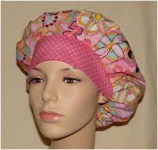 Just drafted a pattern as i needed to make one for a doctor friend and, as usual, since i did the work and digitised the pattern, i also took photos of the process and i'm sharing it all here. Poppy Bouffant Surgical Scrub Hat Pattern Scrub Hat Patterns Hat Patterns To Sew Hat Patterns Free