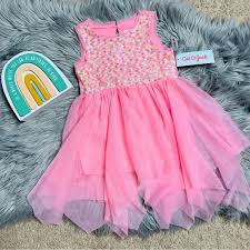 Cat & jack pink sequin toddler girl dress