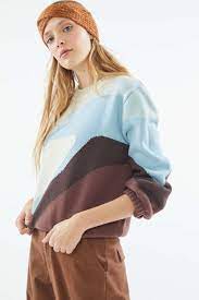 As seen on kaia gerber, @annawallace__, @burggasse24, @maddylandry, @saintelee, and @zoelaz. House Of Sunny Synthetic Landscape Knit Jumper Lyst