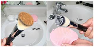 how to clean makeup brushes at home