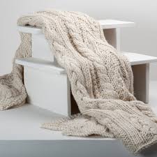 Now you can make a giant squishy knit blanket without knitting needls or any knitting knowledge at all! Berkshire Blanket Oversized Chunky Hand Knit Throw On Sale Overstock 19446362