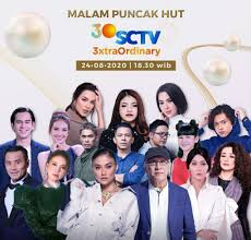 Stasiun televisi satu untuk semua, pt. Sedang Berlangsung Live Streaming Malam Puncak 3xtra Ordinary Hut Sctv 30 Simak Link Tv Online Nya Portal Jember
