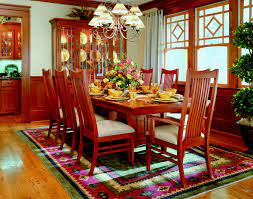 A set of 6 sid pollard mouseman oak dining room chairs arts and crafts. Arts And Crafts Inspired Dining Room Using Bob Timberlake Furniture From The Arts Crafts Colle Cherry Dining Room Sets Furniture Dining Room Table Furniture