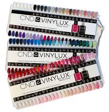 Cnd Vinylux Salon Nail Tip Color Chart Palette 139