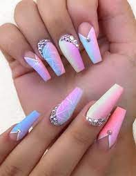 The nail art designs are popular among the fashionistas these days. Do You Know How To Make Your Manicure Styles More Gorgeous In These Days Just Browse Here And Find Out The Most Popul Swag Nails Best Acrylic Nails Glow Nails