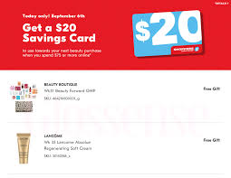 The value of any pc optimum® points redeemed will be refunded on a shoppers drug mart gift card. Shoppers Drug Mart Canada Hot Stackable Offers Free 20 Sdm Savings Card 20 Pc Beauty Bonus Lancome Gift Hot Deluxe Samples 2020 Canadian Deals