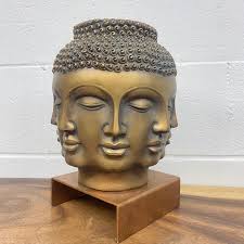 Creative Design Buddha Wood Carving Guanyin Statue Ksitigarbha Bud（Wood  Statue Of Ksitigarbha Bodhisattva Buddha Statue With Large Staff and Pearl  20" (#152vw48): Lotus Sculpture）