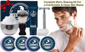 Amazon.com : 4 Packs Shaving Soap w/Shaving Bowl,Shaving Brush,Shaving  Cream,Unqiue Gift Set Mens Shaving Kit for Christmas Stocking Stuffers for  Him Boyfriend Dad Adult Husband Birthday Valentines Day : Beauty & Personal