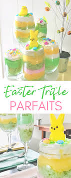 Looking for a classic easter dessert that will also wow your guests? Easy Easter Dessert Recipe Trifle Parfaits