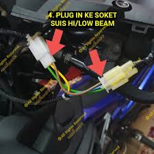 Pasang switch on off tanpa potong wayar y15zr v2|#yc. Y15zr V1 Pnp 2 Step Wiring Socket On Off Switch Wiring Suis Lampu Shopee Malaysia