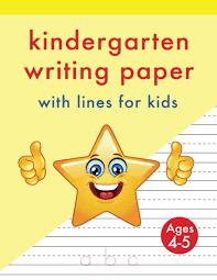 · print prinmary writing paper with the dotted lines special paper for formatting friendly letters graph paper and lots more. Kindergarten Writing Paper With Lines For Kids 105 Dotted Line Practice Pages For Letters And Numbers Rees Elle 9781777307202 Amazon Com Books