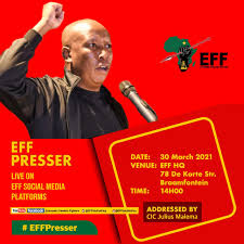 Watch eff julius malema warning cyril ramaphosa during sona 2019 debate in parliament. Economic Freedom Fighters Eff Waterberg Region Home Facebook
