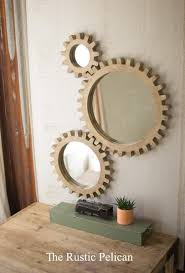 Free Shipping Mirror Set Of Three 3 Gear Mirrors Mirror Design Wall Modern Mirror Wall Mirror Wall Decor Enhance the light and space in your rooms with the range of wall mirrors, hanging mirrors, table mirrors and full length mirrors from cox & cox.