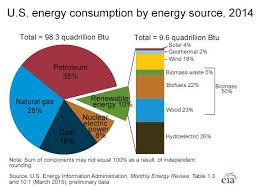 Pie Chart Showing Sources Of Electricity In The U S In 2014