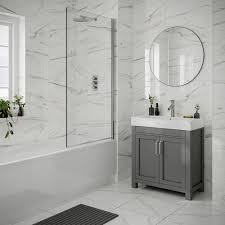 Explore timeless white, blue, and grey bathroom tiles right here. Florence Gloss Bathroom Wall Tile Tile Bathroom White Marble Bathrooms