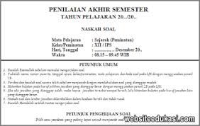 Soal Pas Sosiologi Kelas 12 K13 Tahun 2020 2021 Websiteedukasi Com