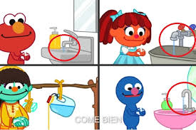 Elmo Y La Costena Ensenan A Lavarse Las Manos Pero No A Cuidar El Agua E Consulta Com