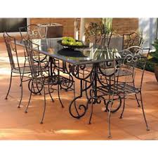 Wrought iron round dining room set by chintaly imports in dining room sets. Wrought Iron Dining Sets For Sale Shop With Afterpay Ebay Au
