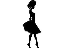 Afro Womansilhouette Fashion Glamour Classy Lady Female Afro Svg Eps Png Vector Glamour Fashion Classy Women Rasta Art