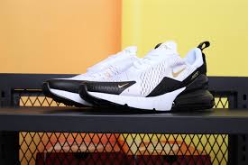 40 41 42 43 44. Nike Air Max 270 White Metallic Gold Black For Sale The Sole Line
