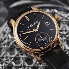 Endeavour Perpetual Calendar In Rose Gold With A Black Dial What A Beauty H Moser Cie Fine Watches Horology Rose Gold