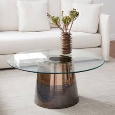 Color Wash Coffee Table Coffee Table Coffee Table White Pedestal Coffee Table