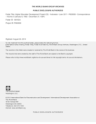 Cuma 15menit cv kamu sudah siap, dan kamu bisa kirim lamaran kerja. Http Pubdocs Worldbank Org En 639691409692510349 Wbg Archives 1081624 Pdf