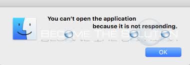 Check spelling or type a new query. Why You Can T Open The Application Because It Is Not Responding Mac Os X