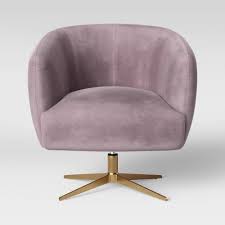 Morpho Swivel Velvet Armchair Blush Pink Opalhouse Velvet Armchair Pink Chair Chair